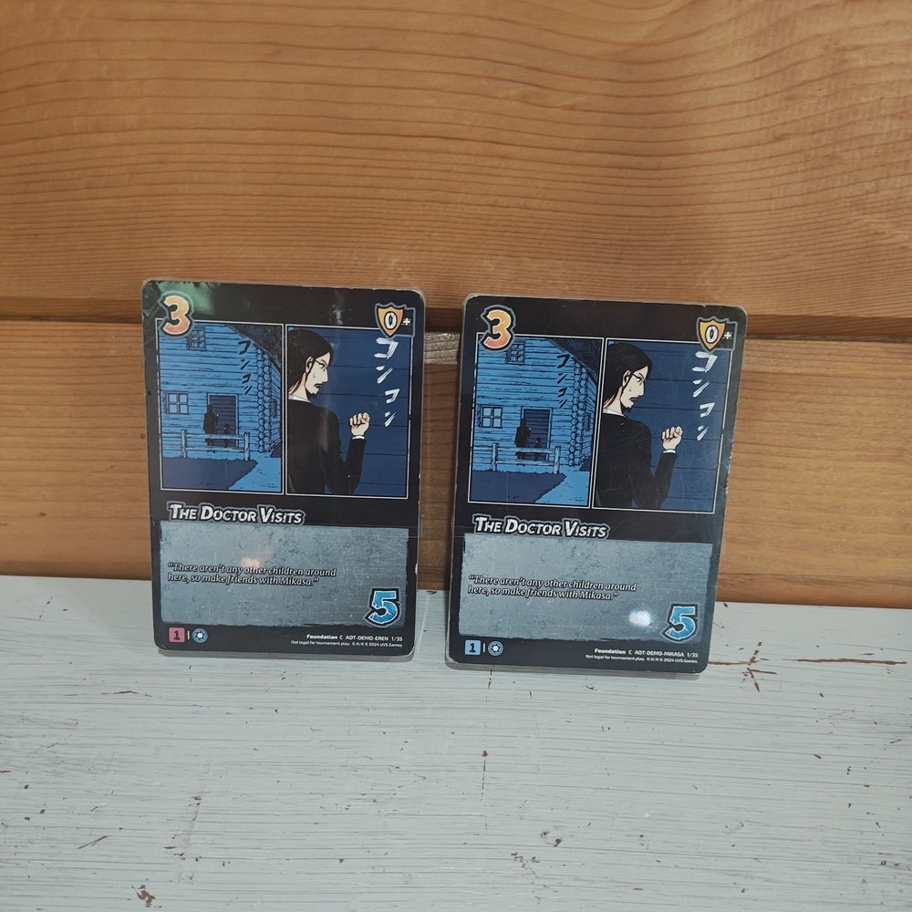 Universus Attack on Titan Promo/Demo Decks Gencon 2025 2 Pieces‎ ZD1